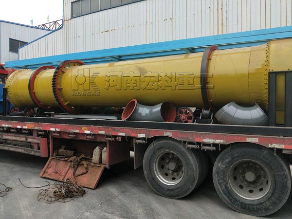 老撾的用戶,，您采購(gòu)的Φ1000×7m雞糞烘干機(jī)已發(fā)貨，請(qǐng)注意查收